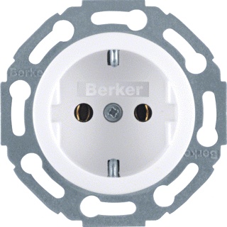 Hager Berker 1930/Glass Wall Outlet (WCD Switchgear) - 414520