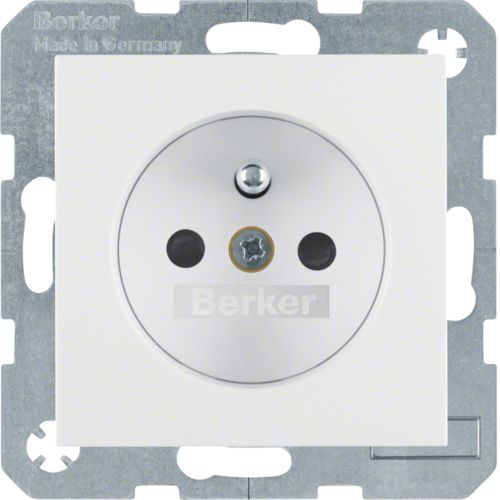 Hager Berker S.1/B.3/B.7 Wall Outlet (WCD Switchgear) - 6768761909