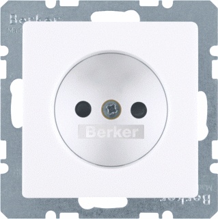 Hager Berker Q.1/Q.3 Wandsteckdose (WCD-Schaltgeräte) - 6167336089