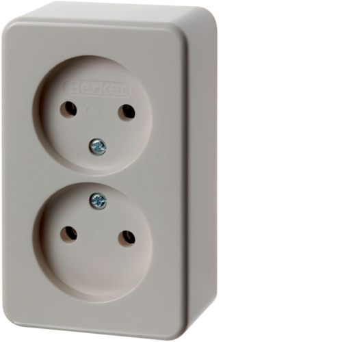 Hager Berker Wall-Mounted Socket Outlet (WCD Switchgear) - 61672140