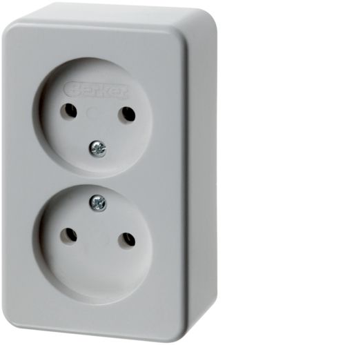 Hager Berker Wandcontactdoos (WCD Schakelmateriaal) (Europese Stekkerdoos) - 61672149