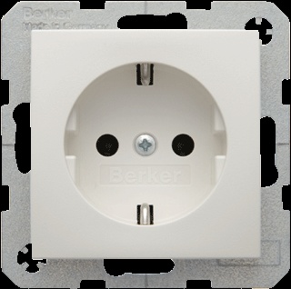 Hager Berker S.1/B.3/B.7 Wall Outlet (WCD Switchgear) - 47431909