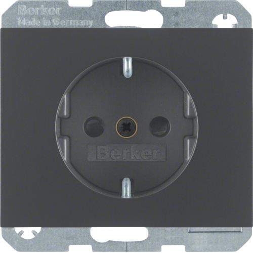 Hager Berker K.1/K.5 Wall Outlet (WCD Switchgear) (European Socket) - 47357006