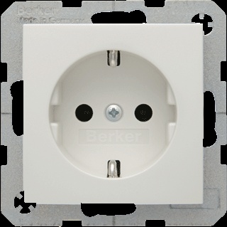 Hager Berker S.1/B.3/B.7 Wall Outlet (WCD Switchgear) - 47438989