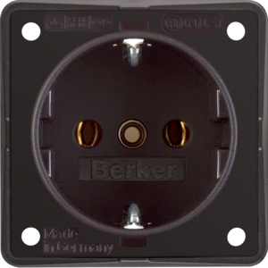 Hager Berker Integro Wall Outlet (WCD Switchgear) (European Socket) - 941852501