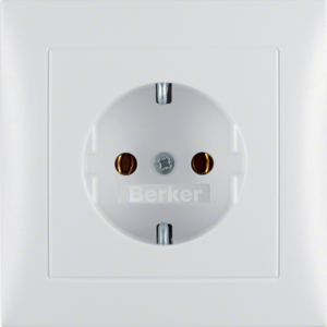 Hager Berker S.1/B.3/B.7 Wall Outlet (WCD Switchgear) - 47429909