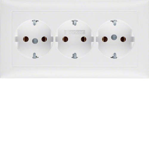 Hager Berker S.1/B.3/B.7 Wall Outlet (WCD Switchgear) - 47661909