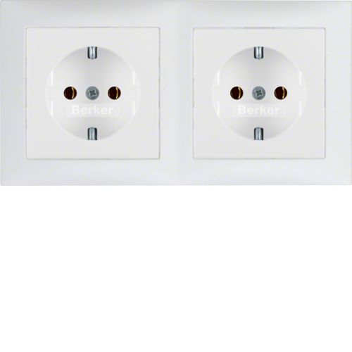 Hager Berker S.1/B.3/B.7 Wall Outlet (WCD Switchgear) - 47209909