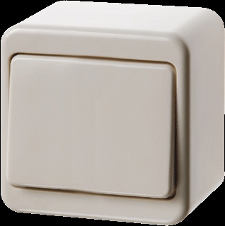 Hager Berker Surface-Mounted Installation Switch - 61300640