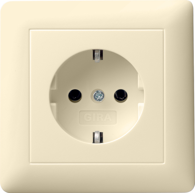 Gira Standard 55 Wall Socket Outlet (WCD Switchgear) - 044001