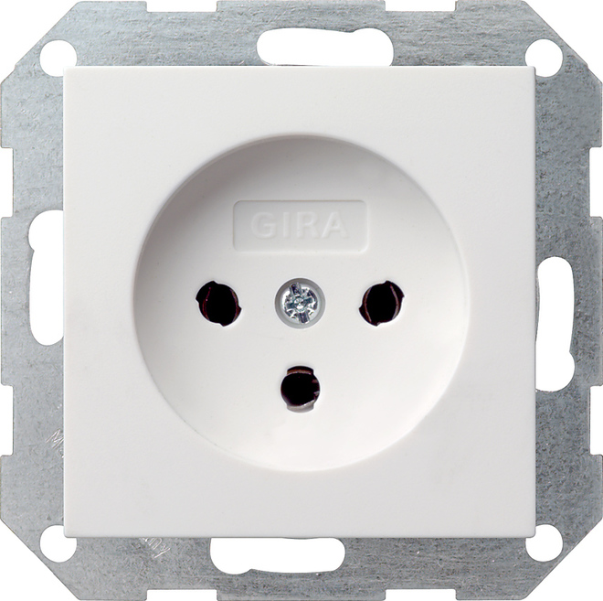 Gira System 55 Wall Socket Outlet (WCD Switchgear) - 047903