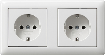 Gira Standard 55 Wall Socket Outlet (WCD Switchgear) - 079303