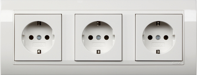 Gira Standard 55 Wall Socket Outlet (WCD Switchgear) - 0747023