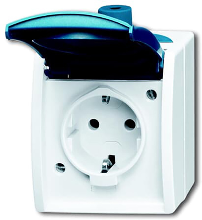 ABB Busch-Jaeger OCEAN IP44 Toma De Pared (Aparamenta WCD) - 2CKA002083A0827