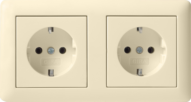 Gira Standard 55 Wall Socket Outlet (WCD Switchgear) - 073401