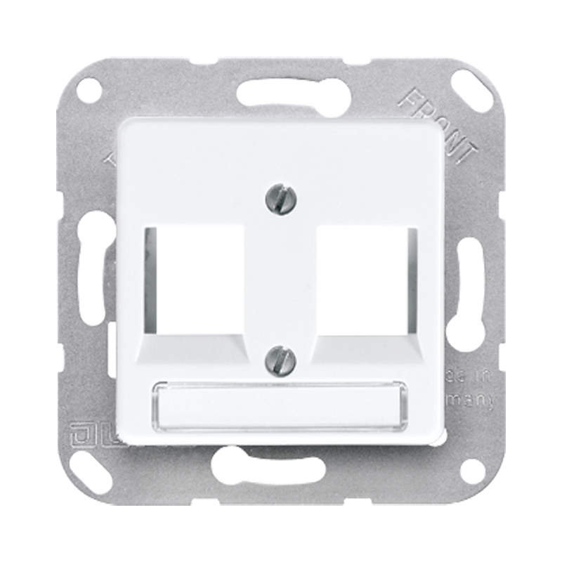 Jung 50x50mm Insert Plate Switchgear - 169-2NWEWW