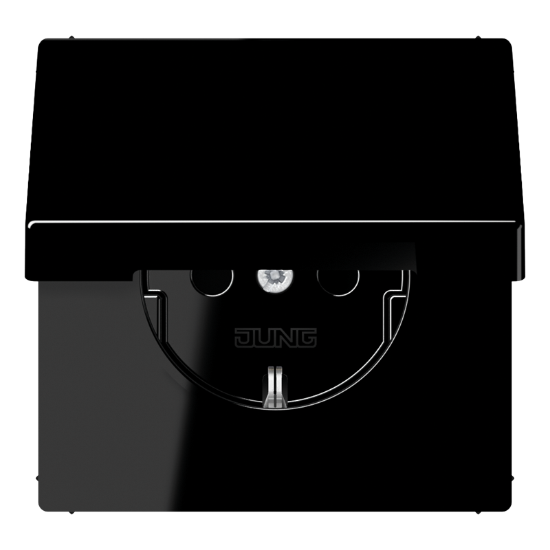 Jung Wall Outlet Box (WCD Switchgear) (European Socket) - LS1520NBFKLSW