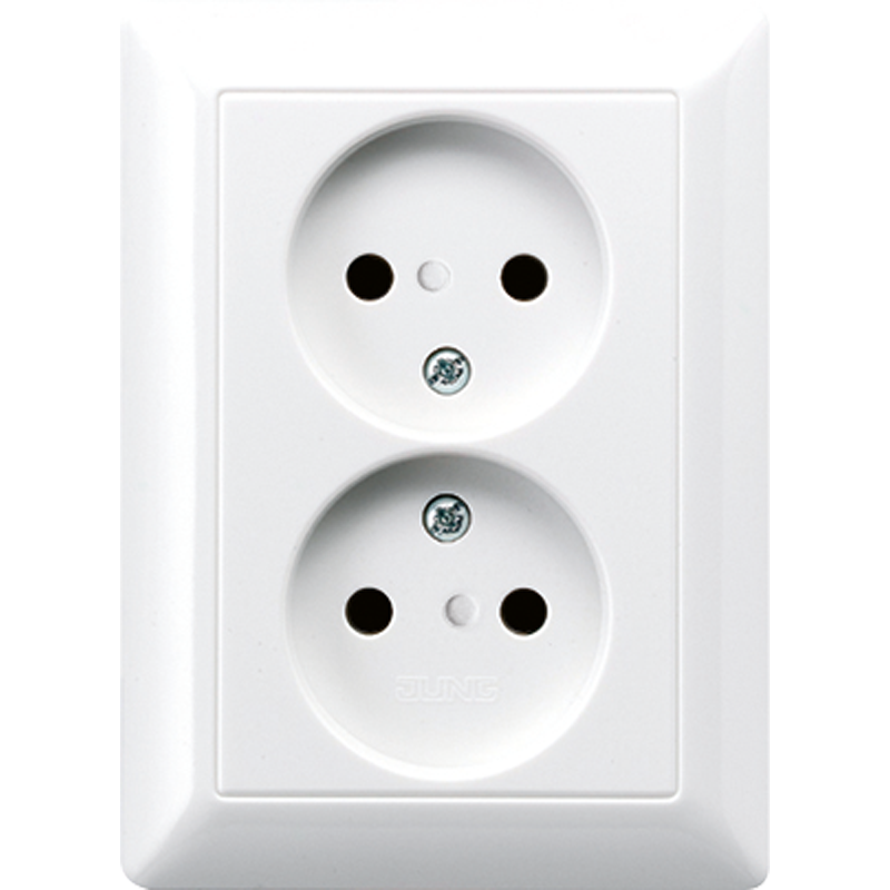 Jung AS500 Wall Outlet Box (WCD Switchgear) - AS5010KIUWW