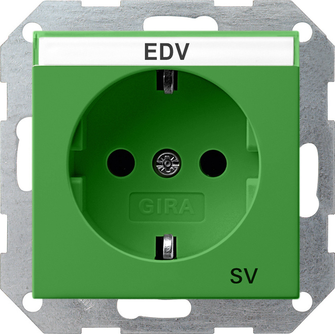 Gira System 55 Wandsteckdose (WCD-Schaltgeräte) - 047202