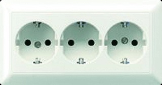 Jung AS500 Wall Outlet Box (WCD Switchgear) - AS523WW