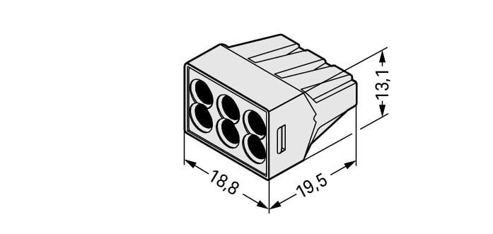 Conector De Cable Wago 773 - 773-496 [50 Piezas]