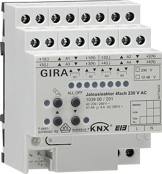 Système de Bus d'actionneurs Pour stores Gira KNX sur Rail DIN - 103900