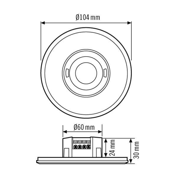 ESYLUX Flat Motion Switch (Complete) - EP10428074