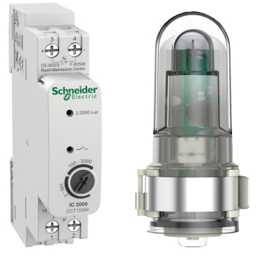 Schneider Electric Acti 9 Interrupteur crépusculaire Pour Rail DIN - CCT15369