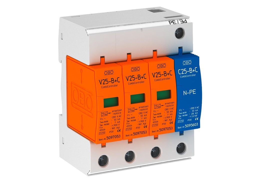 OBO V25 Mains Surge Protector - 5094463