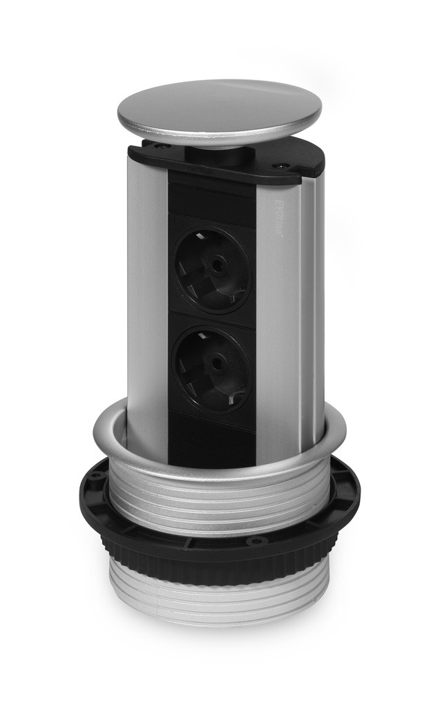 OCS PopUp Desk Connection Unit (European Socket) - 79.10.001