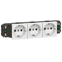 Legrand Mosaic Wall Outlet (WCD Switchgear) (European Socket) - 077403