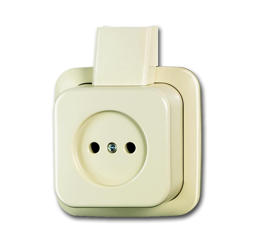 ABB Busch-Jaeger Surface-Mounted Standard Wall Outlet (WCD Switchgear) - 2CKA002141A0191