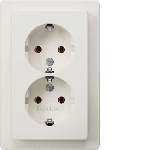 Hager Berker Q.1 Wall Outlet (WCD Switchgear) - 47746089