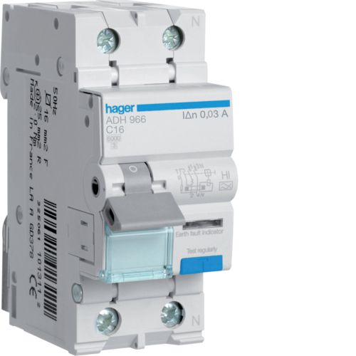 Hager HACO Earth Leakage Circuit Breaker - ADH966