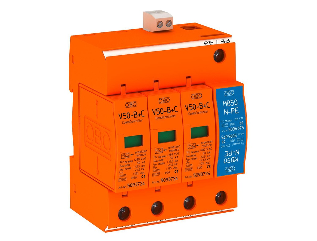 OBO V50 Mains Surge Protector - 5093662