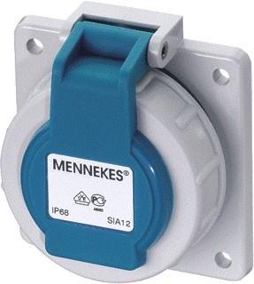 Caja De Enchufes De Pared Mennekes (WCD Switchgear) - 17006