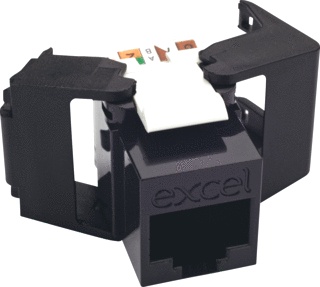 Conector Modular De Perfil Bajo Excel - 100-215-BK