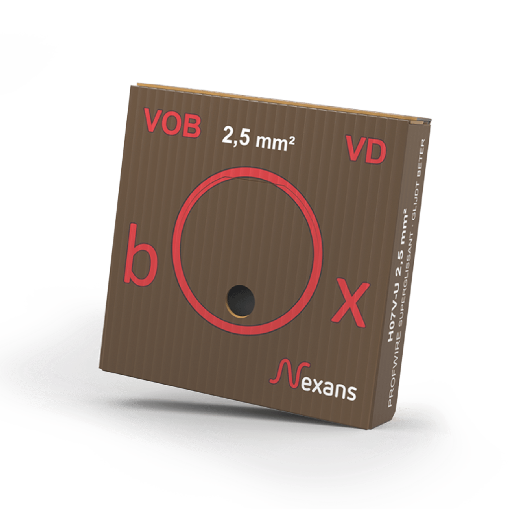 Nexans H07V-U profieldraad voor installatie - 10533332 [100 Meter]