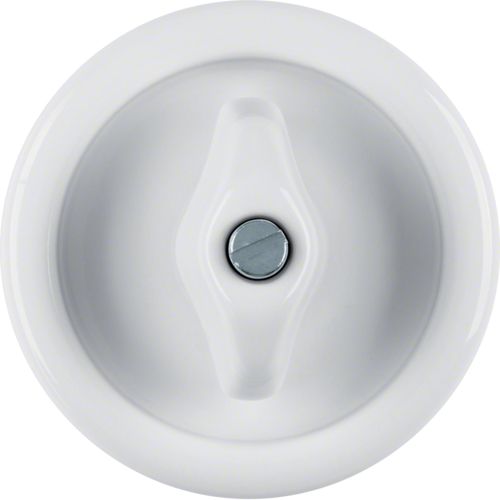 Hager Berker 1930 Elemento De Control De Porcelana/Conmutador De Placa Central - 16476900