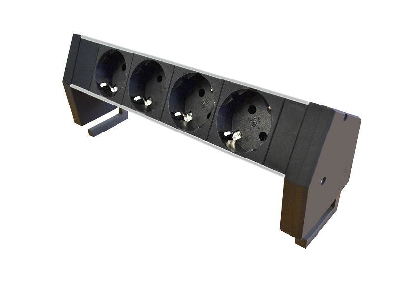 Ratio Electric DESKTOP-Schreibtischanschlusseinheit (Europäische Steckdose) - PDS5010