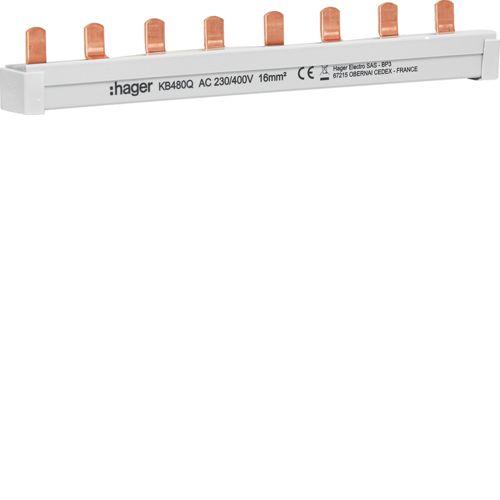 Hager Cartridge Load Disconnector Comb Rail - KB480Q