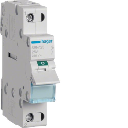 Hager SBN Interrupteur encastré Modulaire - SBN125