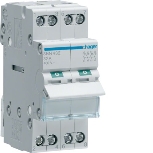 Hager SBN Interrupteur encastré Modulaire - SBN432