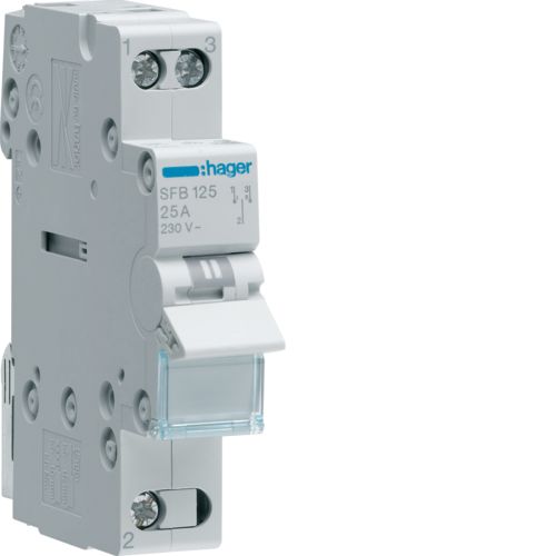 Hager SFB Interrupteur encastré Modulaire - SFB125