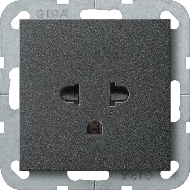 Gira System 55 Base De Enchufe De Pared (interruptor WCD) - 284028
