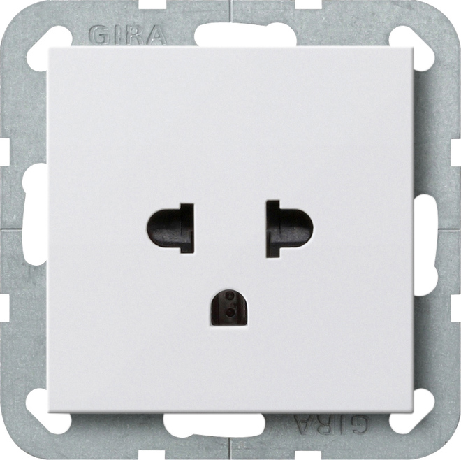 Gira System 55 Wall Socket Outlet (WCD Switchgear) - 284003