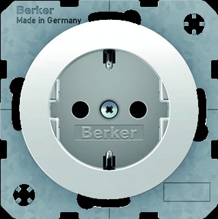 Hager Berker R.1/R.3 Prise Murale (WCD Switchgear) - 47432089