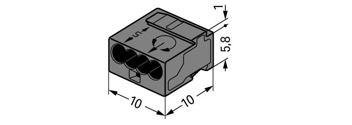 Pince à Souder Wago Micro - 243-204 [100 Pièces]