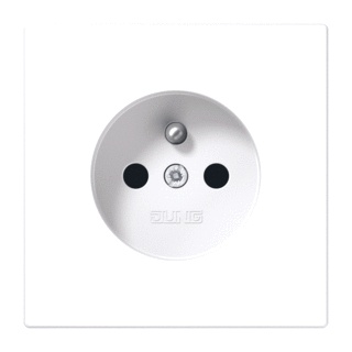 Jung Wall Outlet Box (WCD Switchgear) (European Socket) - LS1520FKIWW