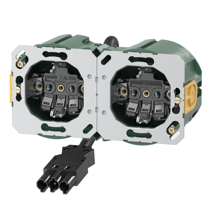 Jung Wall Outlet Box (WCD Switchgear) (European Socket) - STEK-K106